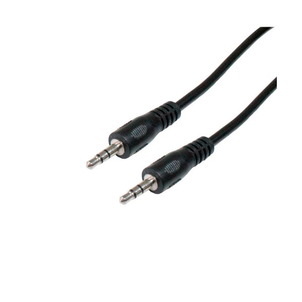 Dcu cable conexión audio jack 3.5mm macho a macho stéreo de 3 metros