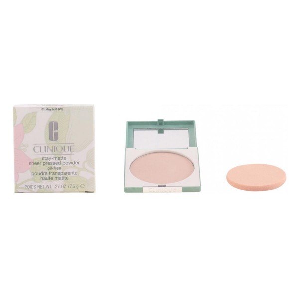 Clinique stay matte sheer polvos compactos 01 stay buff