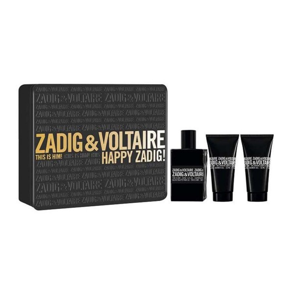 Zadig&Voltaire this is him eau de toilette 50ml vaporizador + shower gel 50ml + shower gel 50ml