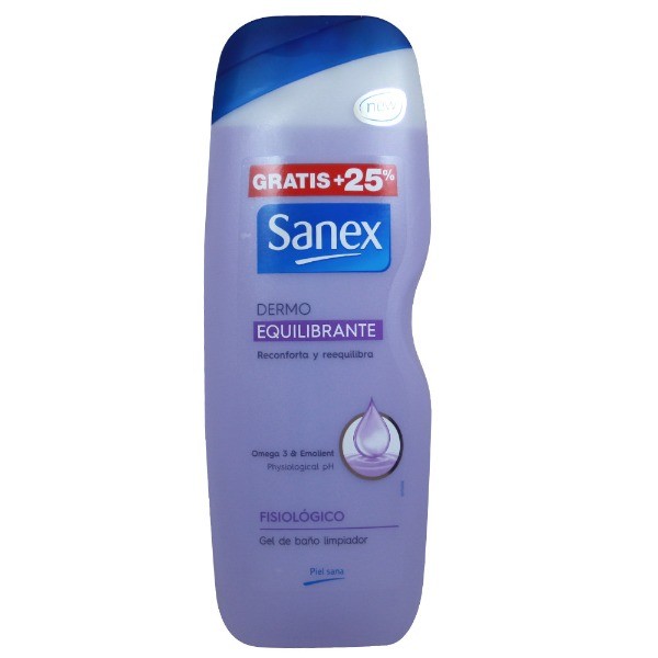 Sanex gel Dermo Equilibrante 600 + 150  ml  (25% Gratis)