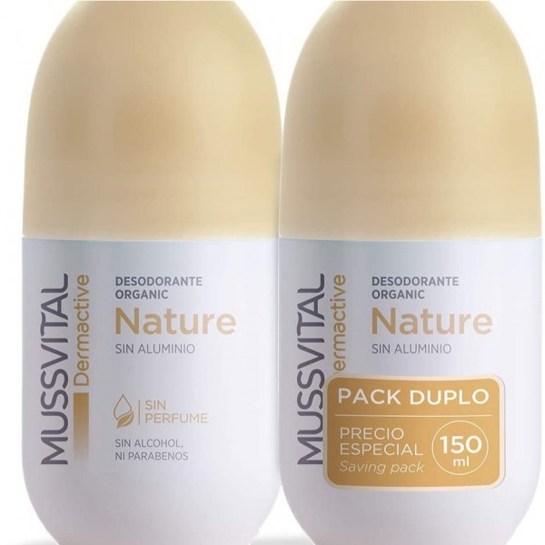 Mussvital Nature Deo Roll-on 2x 75ml Promo