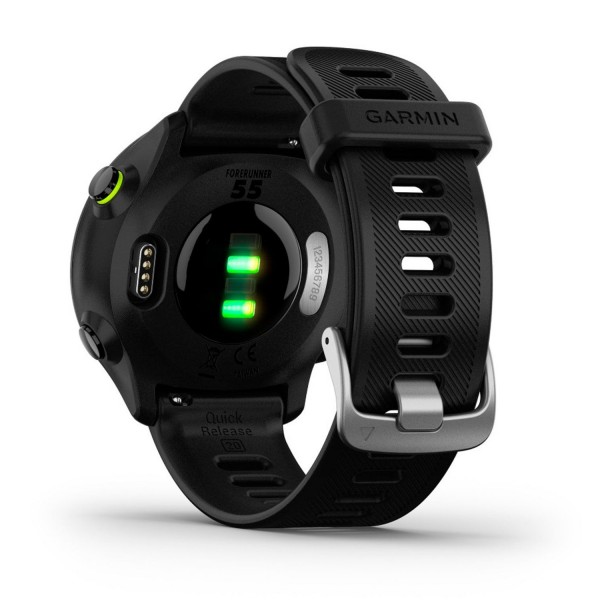 Garmin forerunner 55 negro/42mm reloj inteligente runnig/gps/monitor de frecuencia cardíaca