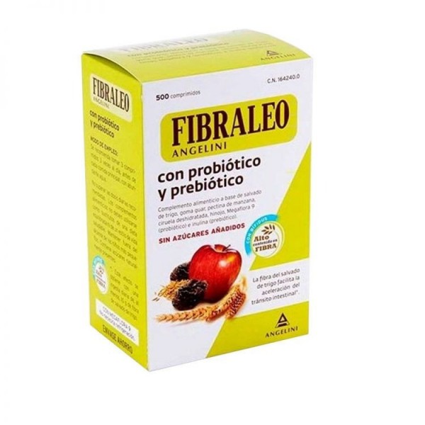 FIBRA LEO CON PROBIOTICO Y PREBIOTICO 500 COMPS