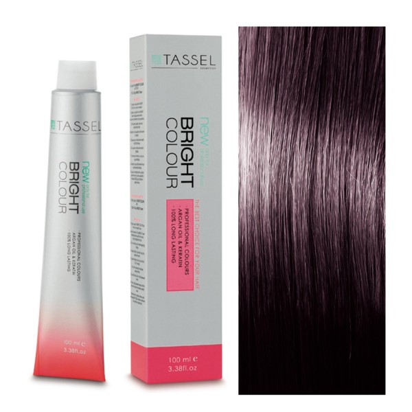 Eurostil new bright colour tinte nº4.20 castaño violeta 1un