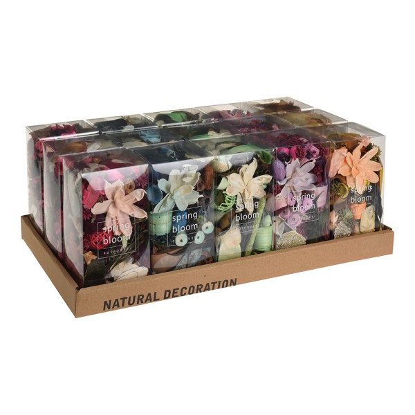 Caja 200 g flores con aroma, perfumes y modelos variados