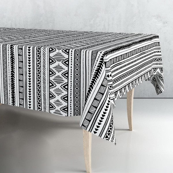 Rollo de hule blanco y negro 1,40 x 25 m