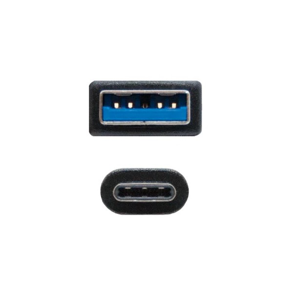 Nanocable cable usb 3.1 gen2 usb-c/m-a/m 2m