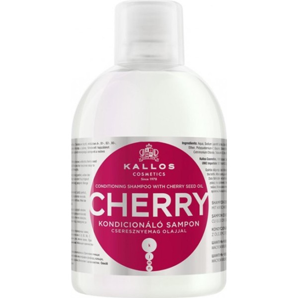 Kallos cherry champu con aceite semillas de cereza 1000ml