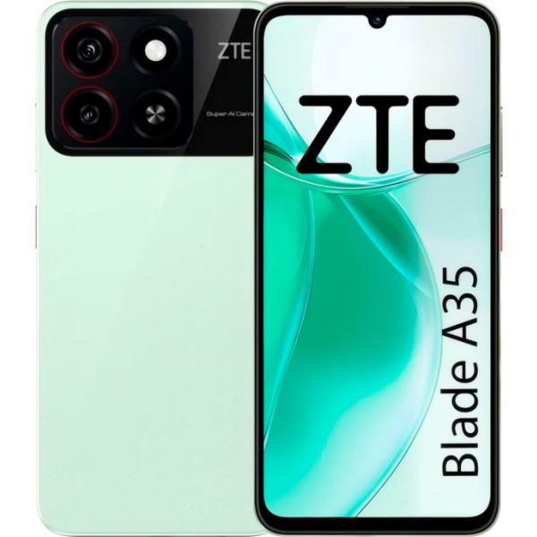 Zte blade a35 green / 2+64gb / 6.75" hd