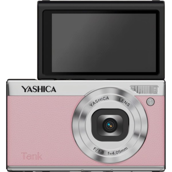 Yashica tank rosa malvavisco / cámara digital compacta