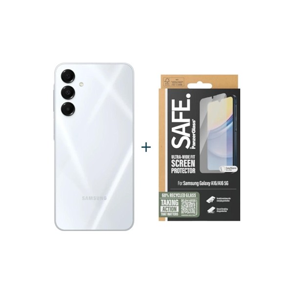 Samsung galaxy a16 128gb 4gb gray+ protector safe