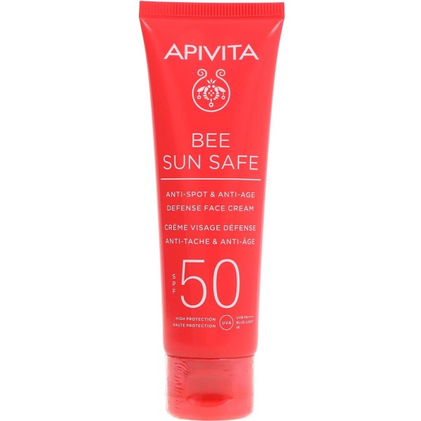Apivita Bee Sun Safe Crema Solar Facial Antimanchas y Antiedad Spf50 50ml